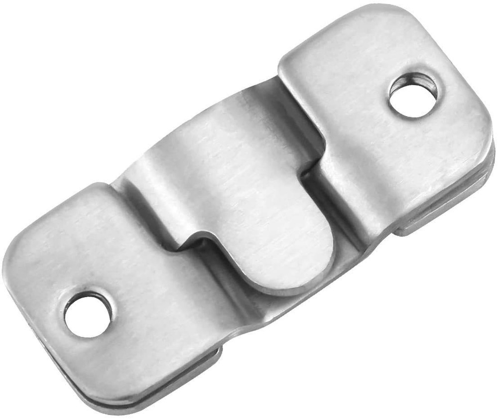 12pcs Flush Mount Bracket, 45x20mm Interlocking Picture Frame Hook, Stainless...