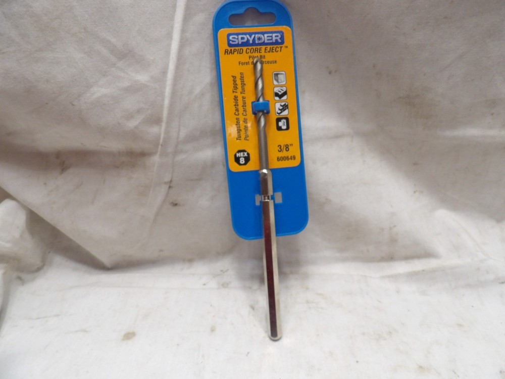 Spyder 3/8" Rapid Core Eject Pilot Bit - Hex 8 - TCT - 600649