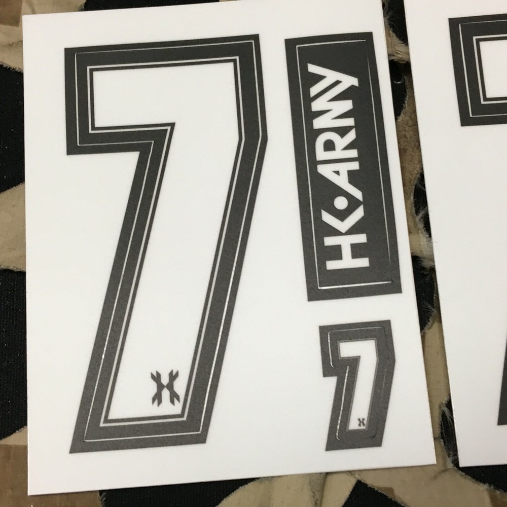 NEW HK Army Number Sticker Pack - 7