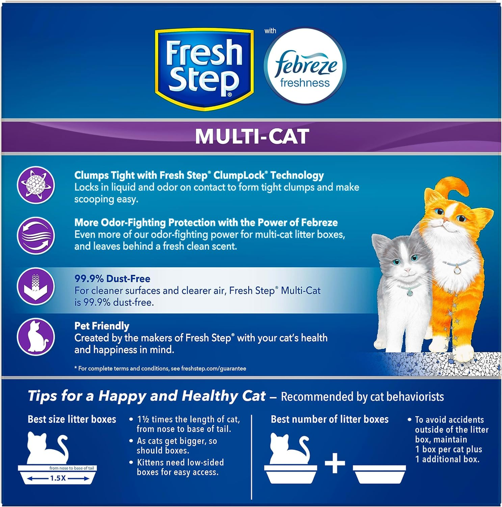 Clumping Cat Litter Multi - Cat Extra Strength Formula with Freshness - 14Lb Box