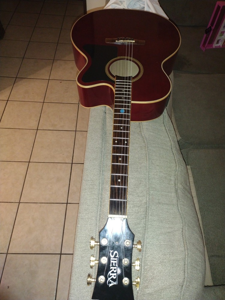 GUITAR!!!!! GREAT SHAPE sierra SJ88CE Wr
