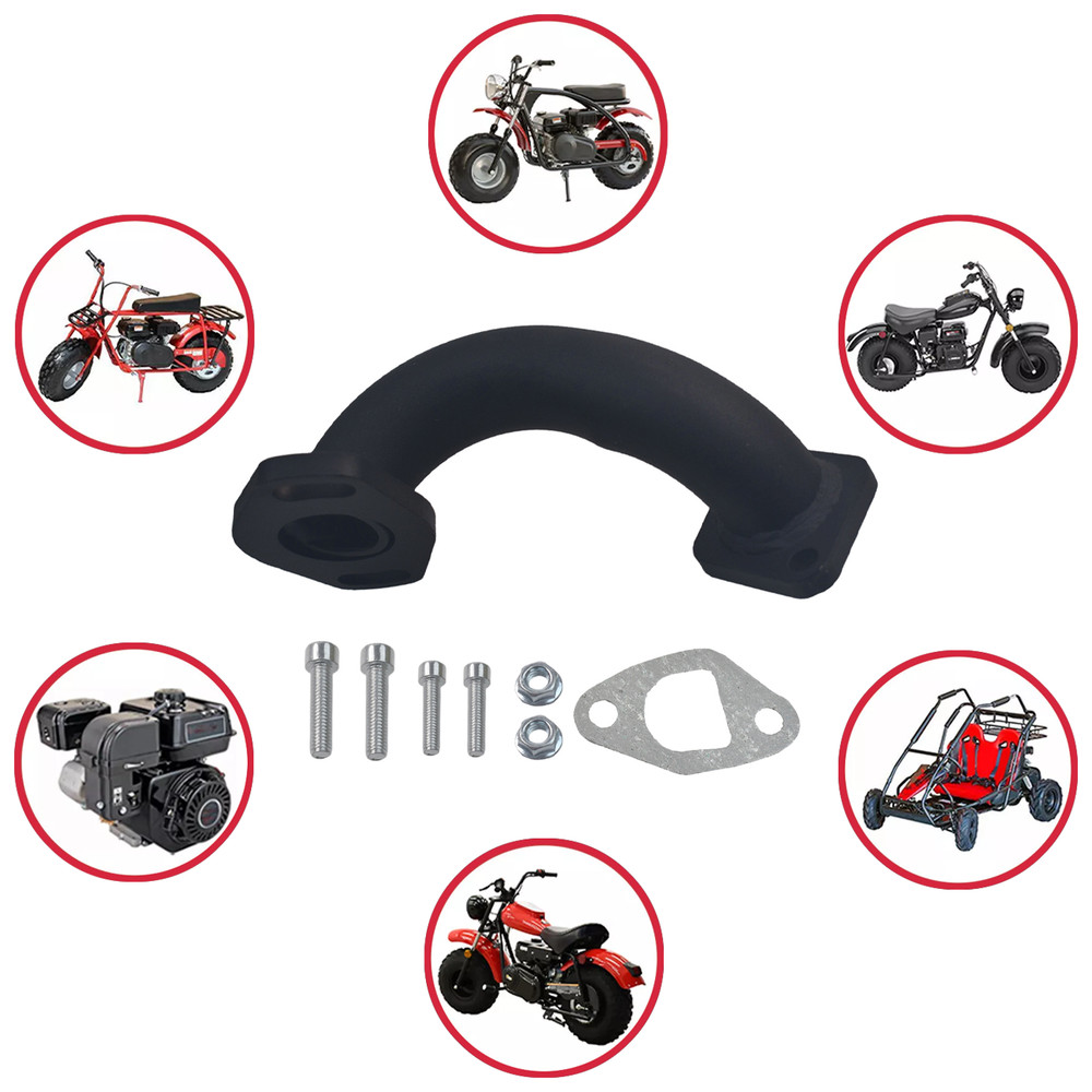 Inverted Intake Manifold For Coleman 196cc Mini bike Predator Ghost 212 224cc