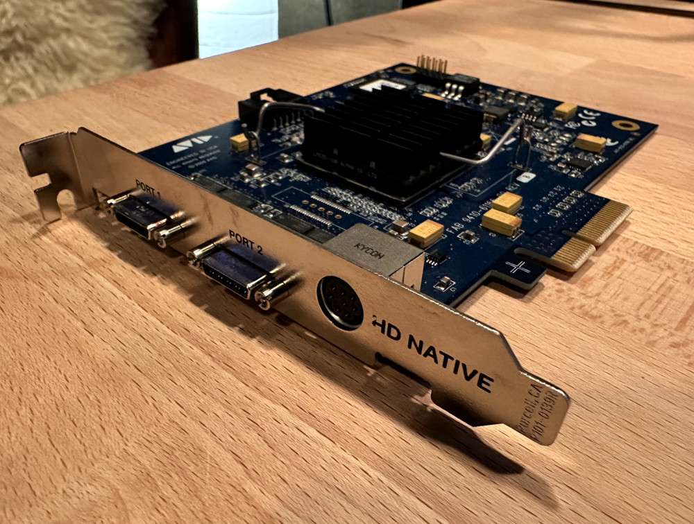 Avid Pro Tools HD Native PCIe Card Rev D