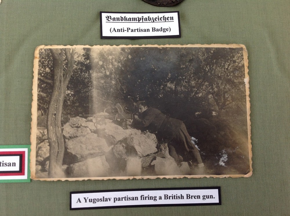 WWII Partisans War Against Germany Collectibles in Display Box