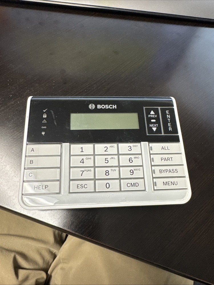 Bosch B920 Security Keypad Soft Keys Text Display Alarm System Tested & Working