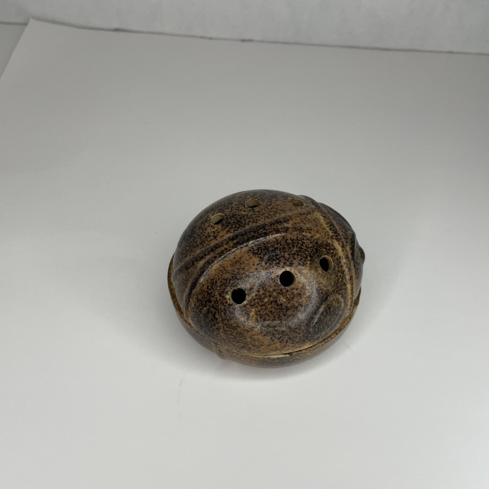 Vintage Ceramic Ladybug Incense Burner