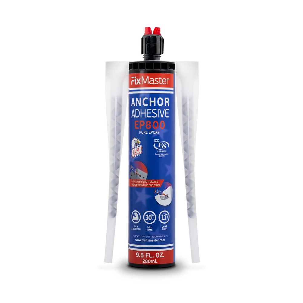 FixMaster Multi Purpose 2-Part Pure Epoxy 9.5oz - Highest Rated Strength Grey