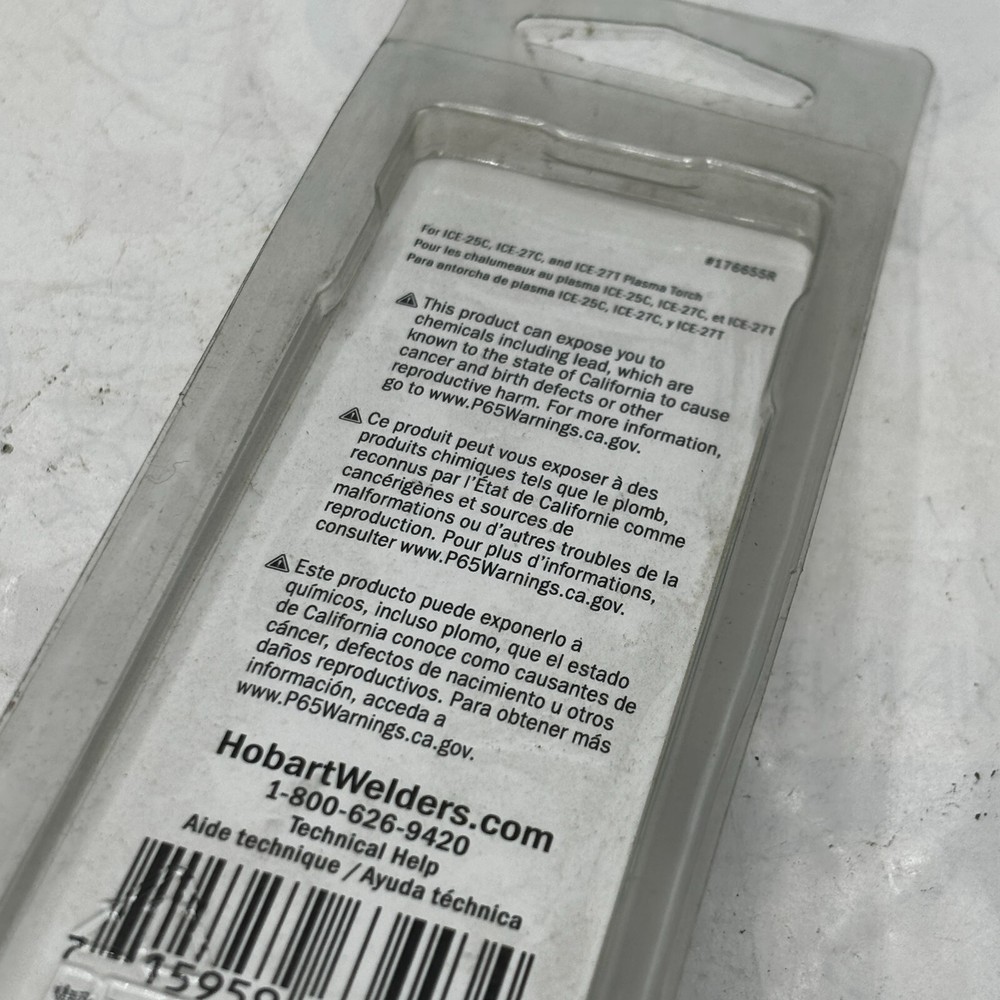 Hobart 176655R 25amp plasma torch Electrode ⭐