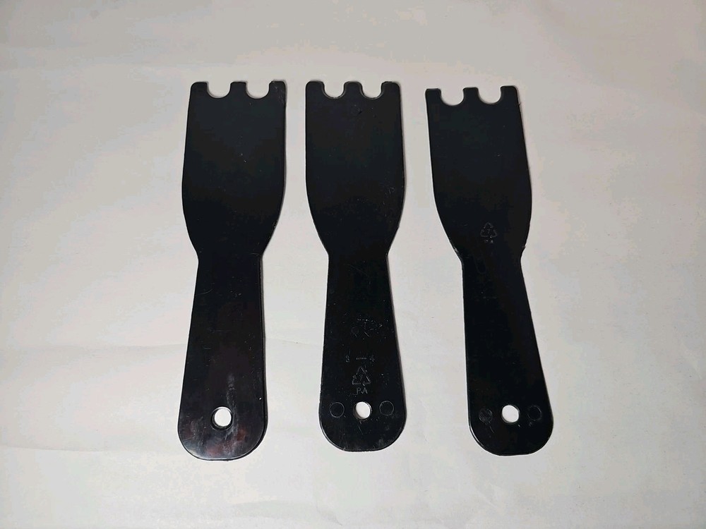 3 George Foreman Grill Black Spatula Fork Cleaner Replacement Part Cleaner Tools
