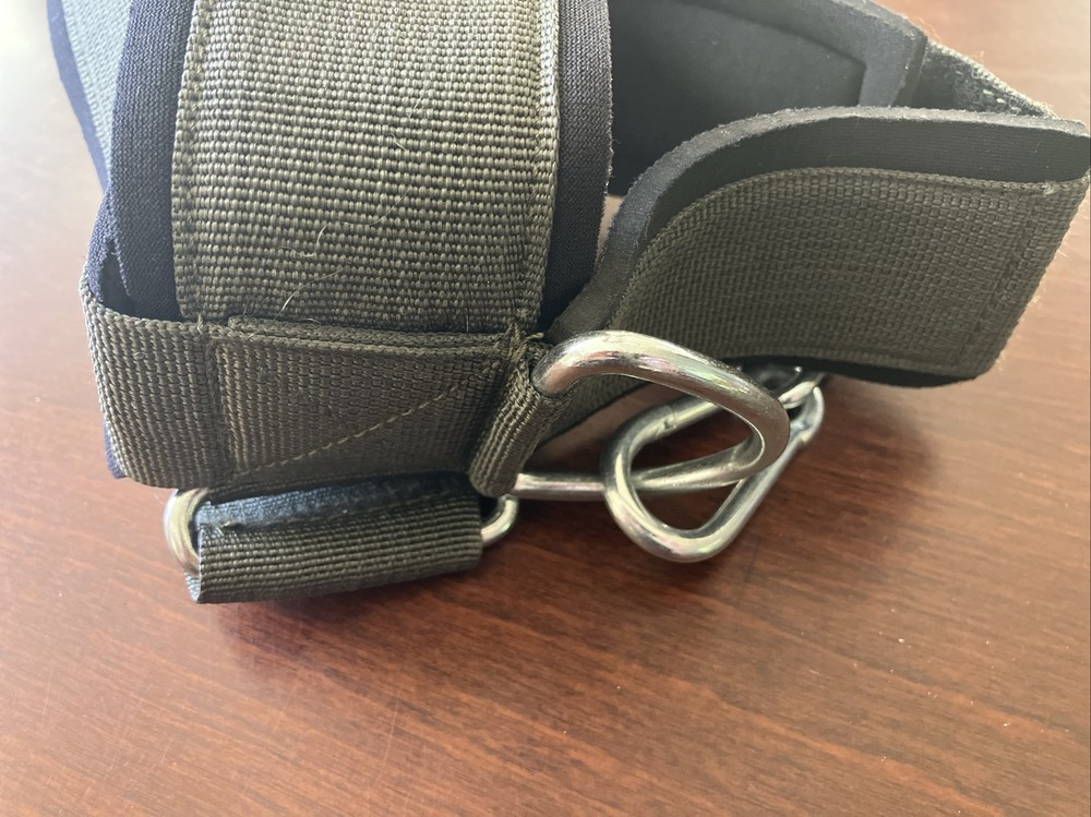 Head Neck Harness with Chain for Weight Lifting Training Adjustable Strap