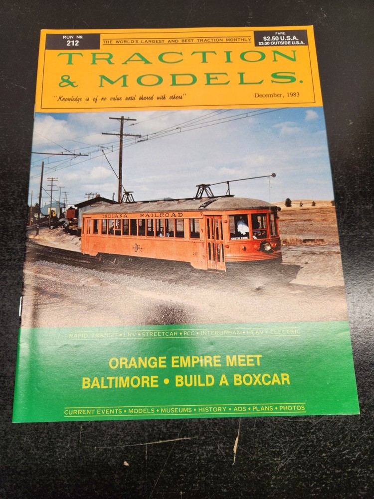 4 Issues of 1983 Traction & Models - Model Railroads