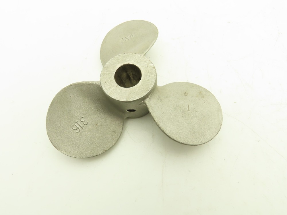 5" x 5" Mixer Impeller Three Blade 1/2" Bore