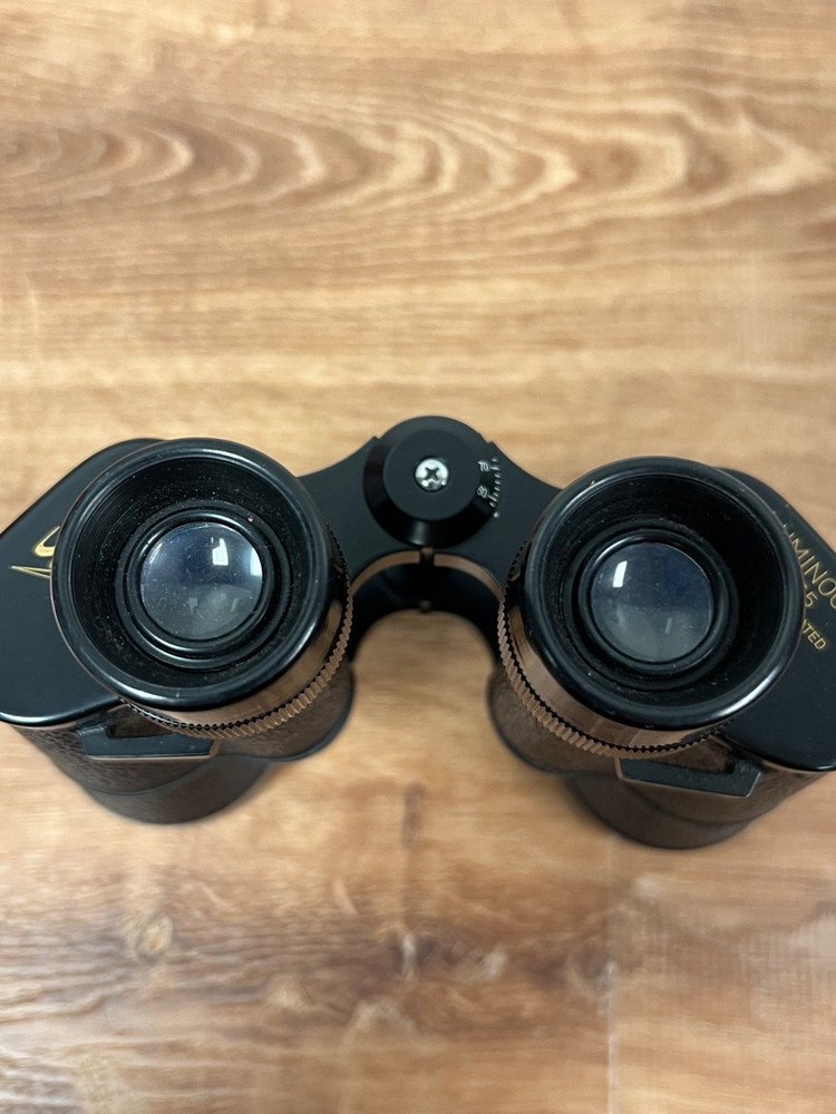Selsi Luminous 7x35 Coated Optics Binoculars w/Leather Case, Strap, Certificate
