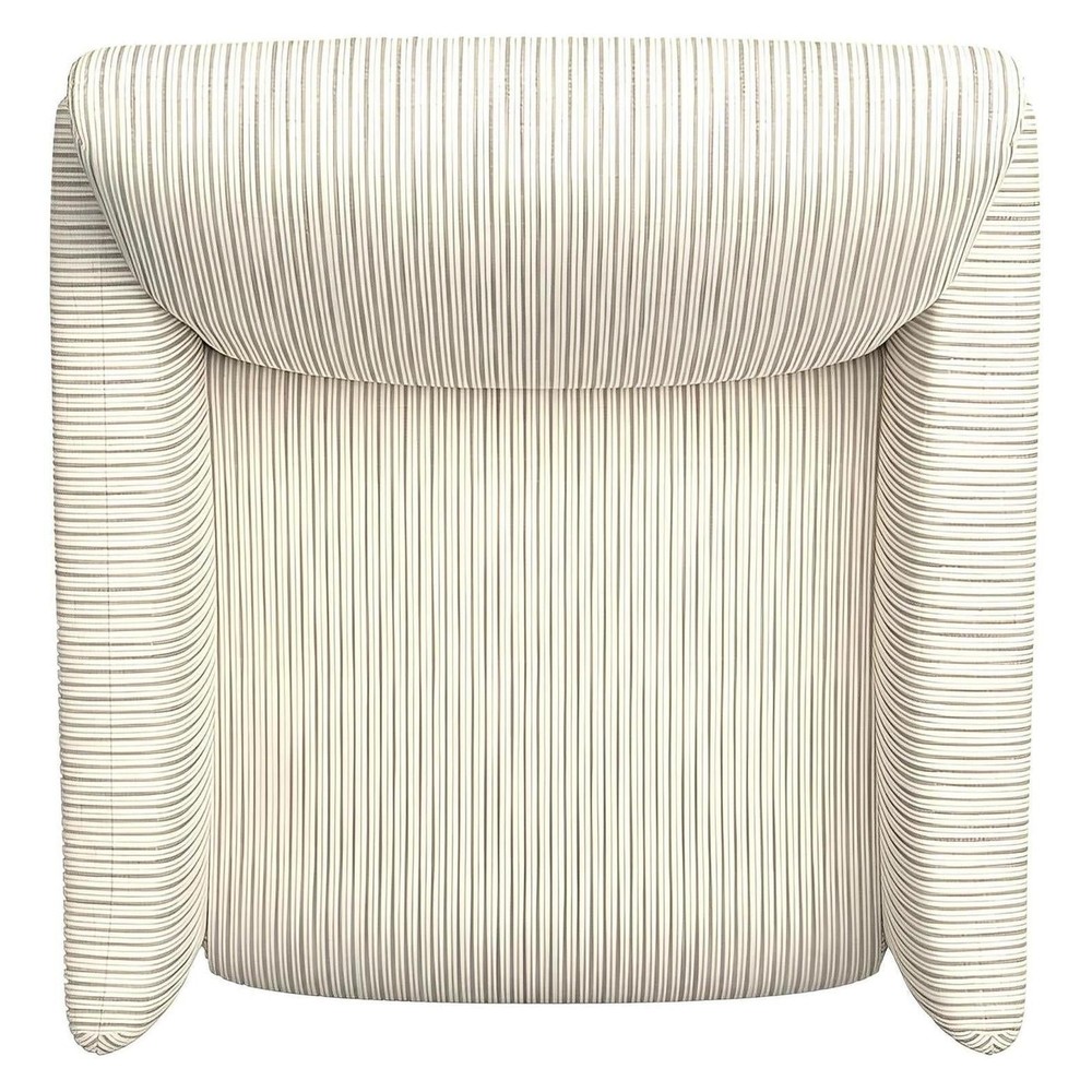 Ash stripe Upholstered Accent Chair with Arms (2-Pack)