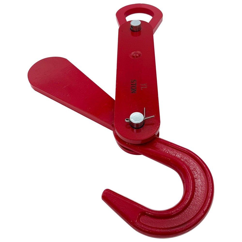 5T Automatic Unloading Hooks Cargo Lifting Hooks Integral Suspension Rings