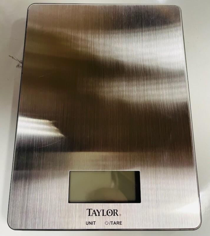 Taylor Pro Digital Kitchen Food Kitchen Scale with Ultra Thin Compact Design