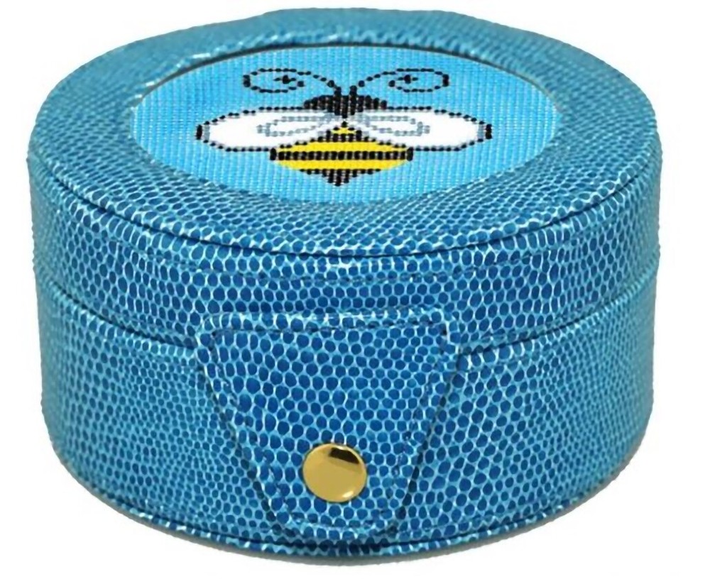 Needlepoint Lee Gift Box Leather ~ Choose your Color!!