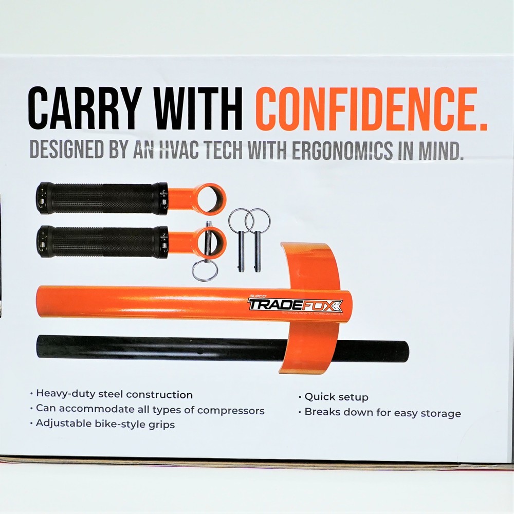 Supco Tradefox TB100 Tugboat HVAC Compressor Tote Caddy Carrier