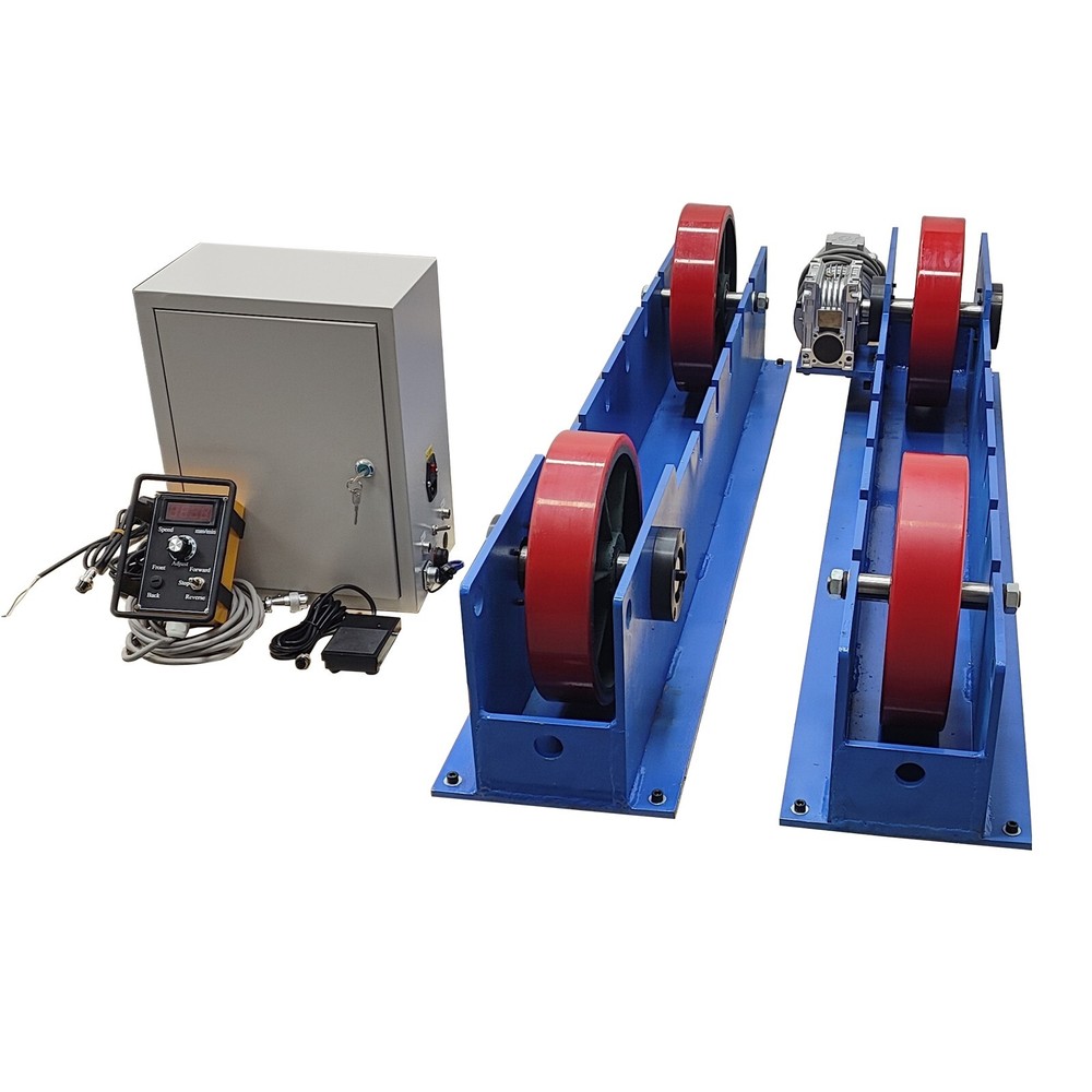 220V 3-Ton Digital Display Line-control Welding Turning Roller Welding Bench