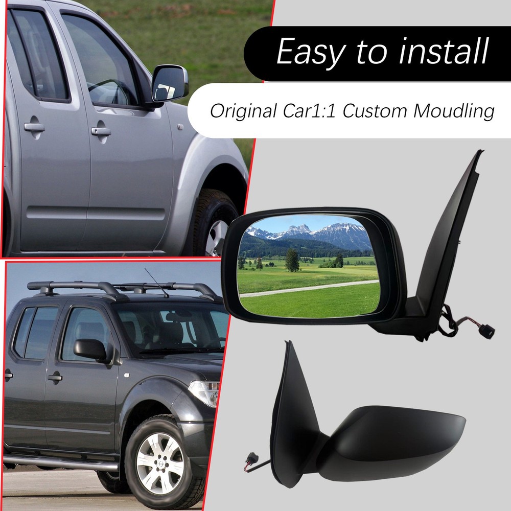 Left Driver Side Power Mirror For 2005-2021 Nissan Frontier 2005-2012 Pathfinder