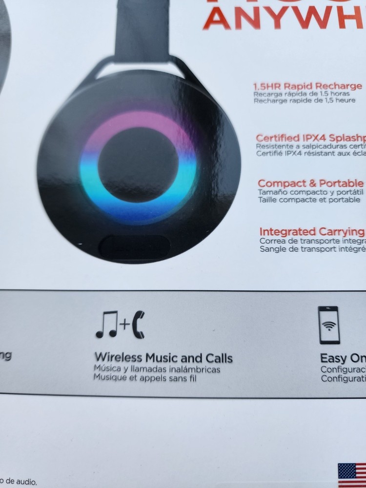 Hypergear Wireless Audio Essentials Duo With Light-Up Bluetooth Speaker