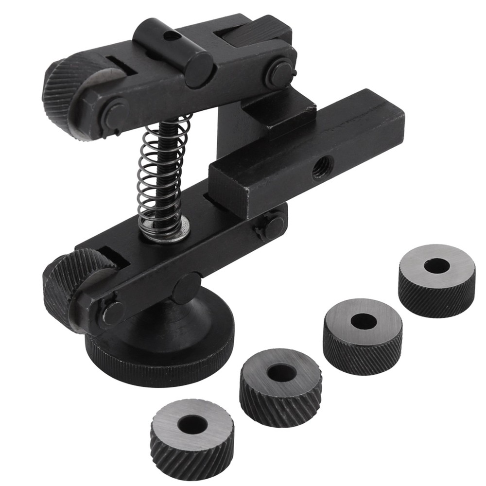 1 Pcs Knurling Knurler Tool Holder Linear Knurl Tool Lathe Adjustable Shank