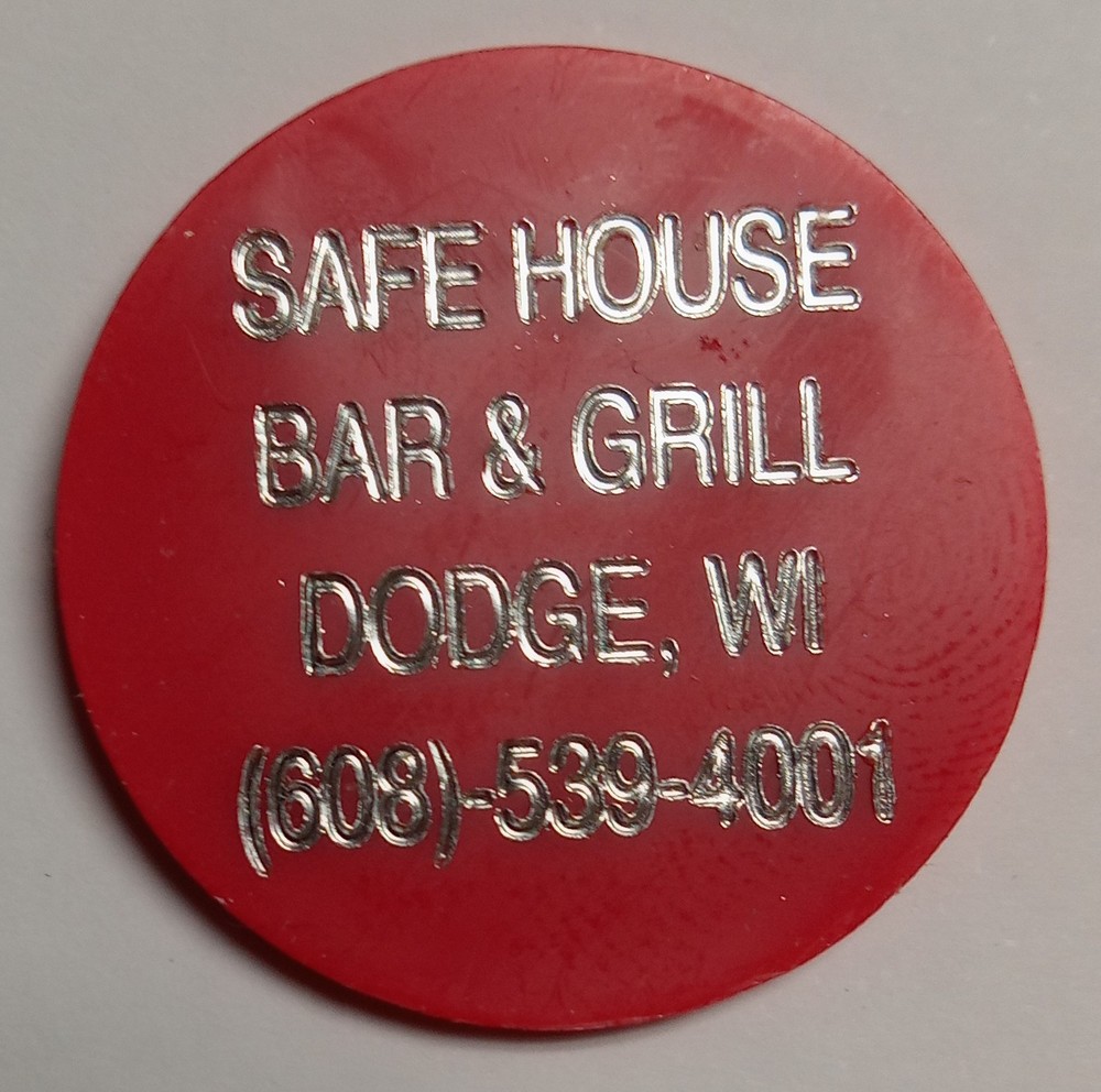 Plastic Trade Token Dodge Wisconsin