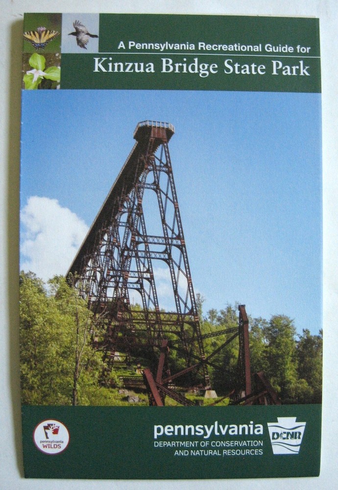 Pennsylvania Recreational Guide KINZUA BRIDGE STATE PARK Pocket Sized Guide/ Map