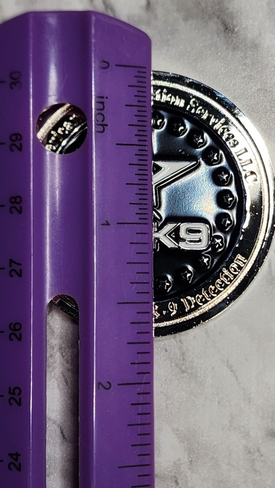 RARE AUTHENTIC AMK9/ACADEMI CHALLENGE COIN-EXCELLENT CONDITION