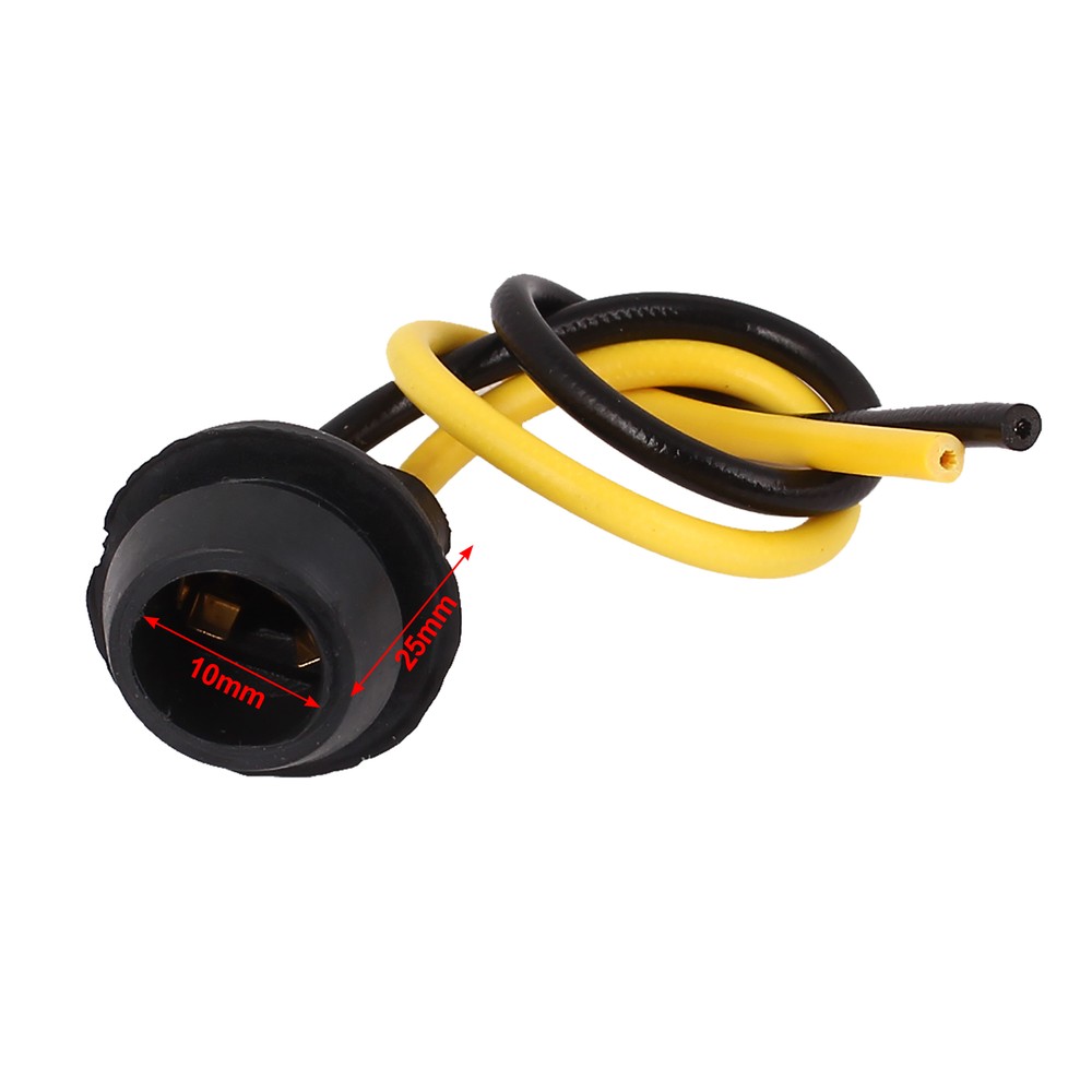 TEN T10 Base Light Bulb Lamp Instrument Panel Dash Board Socket Plug Universal