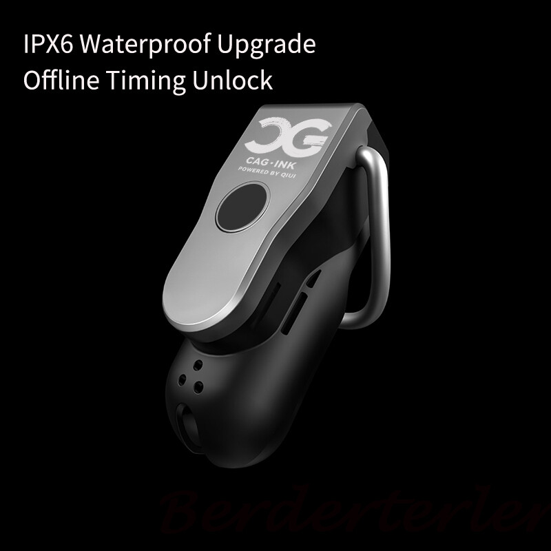 QIUI Bluetooth Male Chastity Device APP Remote Control Cage Ring Cellmate Lock