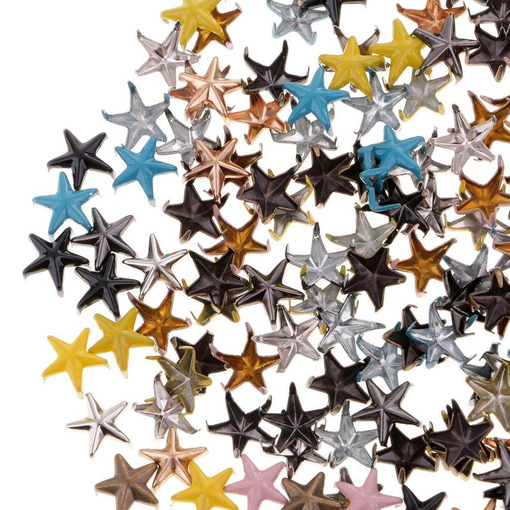 100 Pieces Rivet Leathercraft DIY Claw Rivets