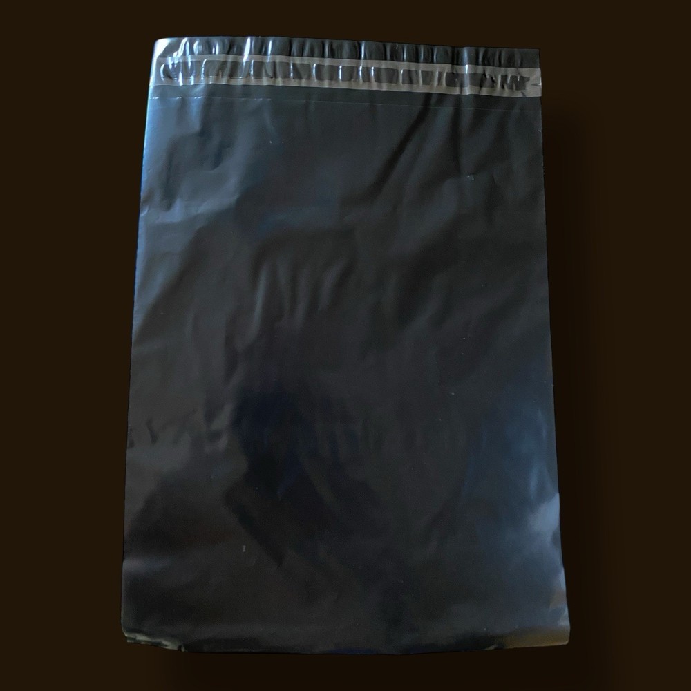 10x13 poly mailers. Black. 100 Count