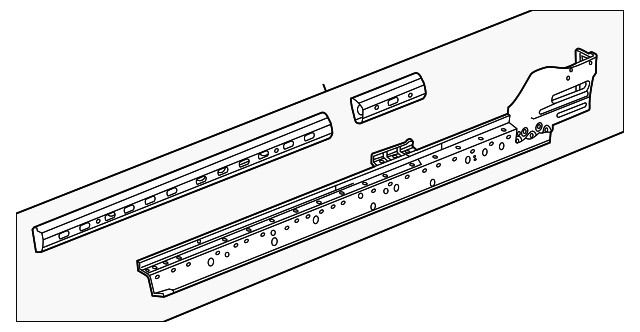 Genuine GM Passenger Side Body Side Outer Panel Reinforcement 23216762