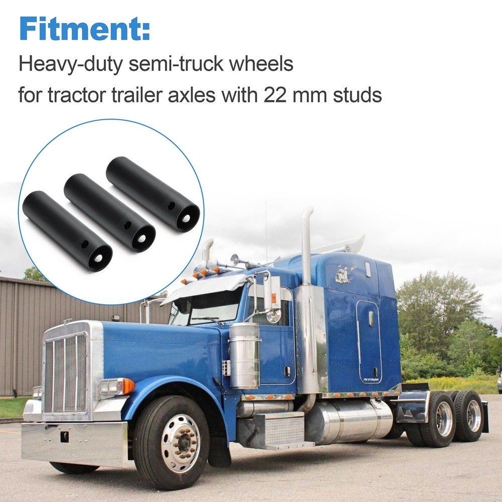 Wheel Centering Sleeves Alignment Tool Set Semi Truck 22mm Studs