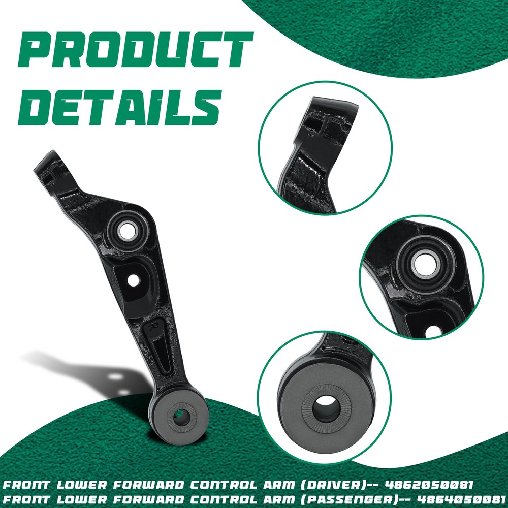 Front Upper Lower Forward Rearward Control Arms 26Pcs for Lexus 2007-2017 LS460