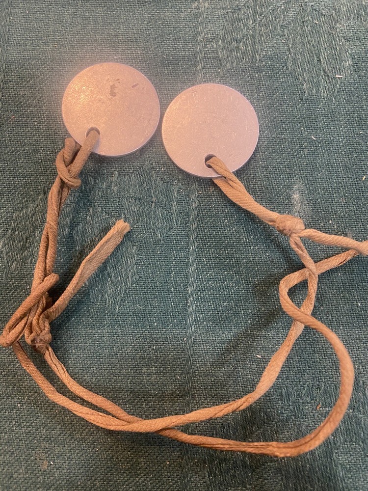 US ARMY WWI DOG TAGS 80th DIVISION