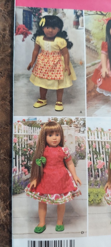 Simplicity Doll Clothes Pattern 18" Dolls ~Cut~ All Pieces Here!