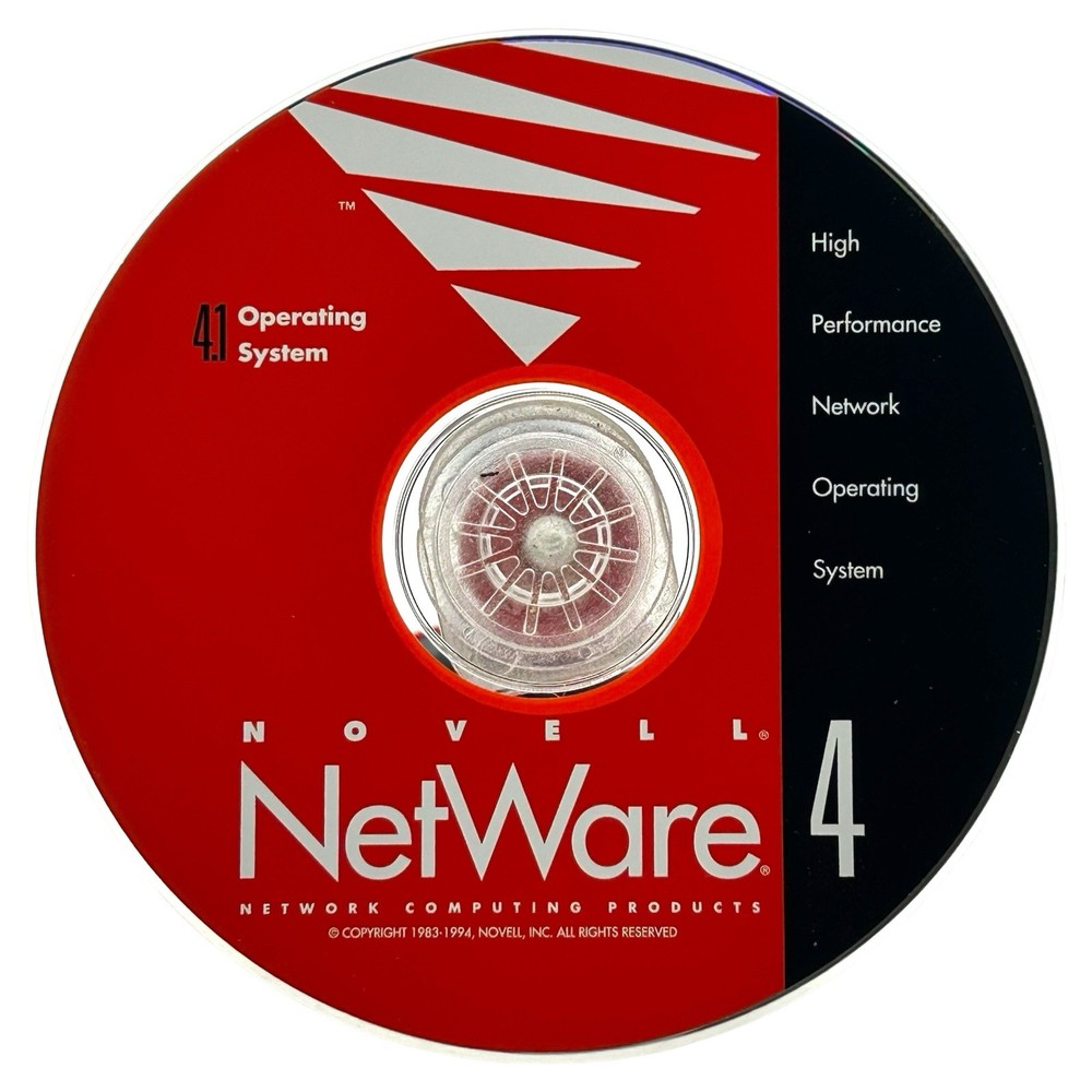 Novell NetWare 4.1 High Performance Network Operating System & Encyclopedia 1995