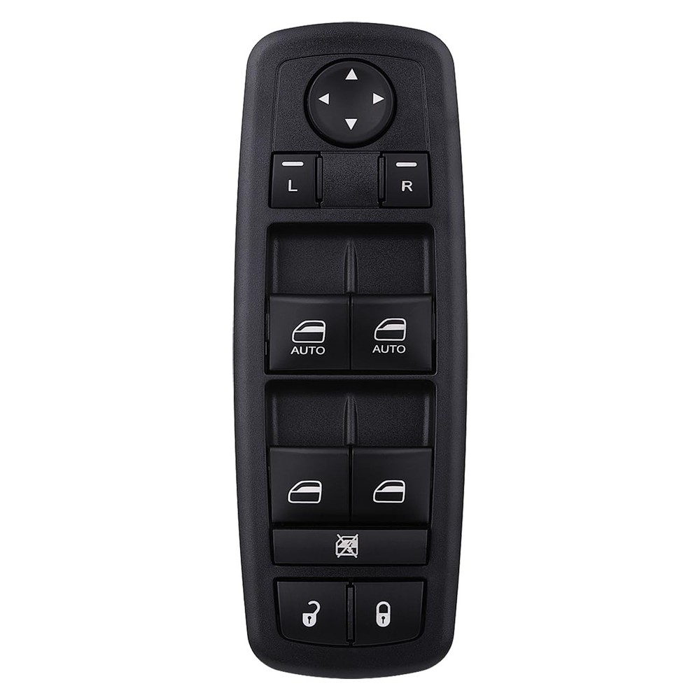 Obaee Master Power Window Switch Door Lock Main Control Button Front Black
