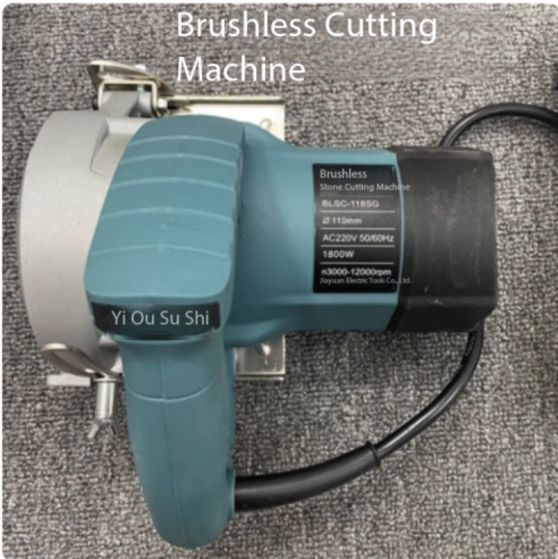 Handheld Speed-Adjustable Multi-Function Tile Cutter for Stone and Wood