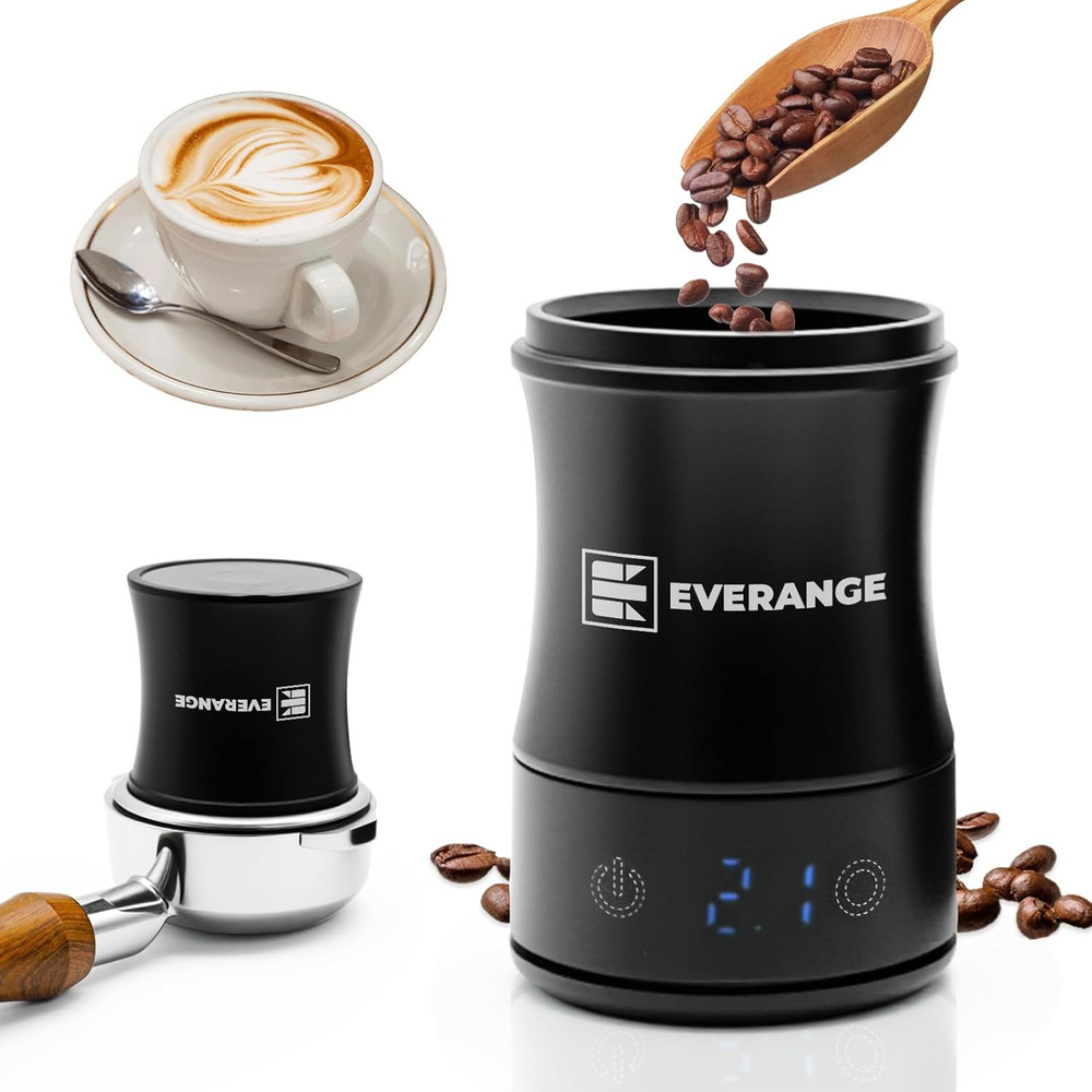 Rechargeable Digital Coffee Scale with Timer and Dosing Cup, Black