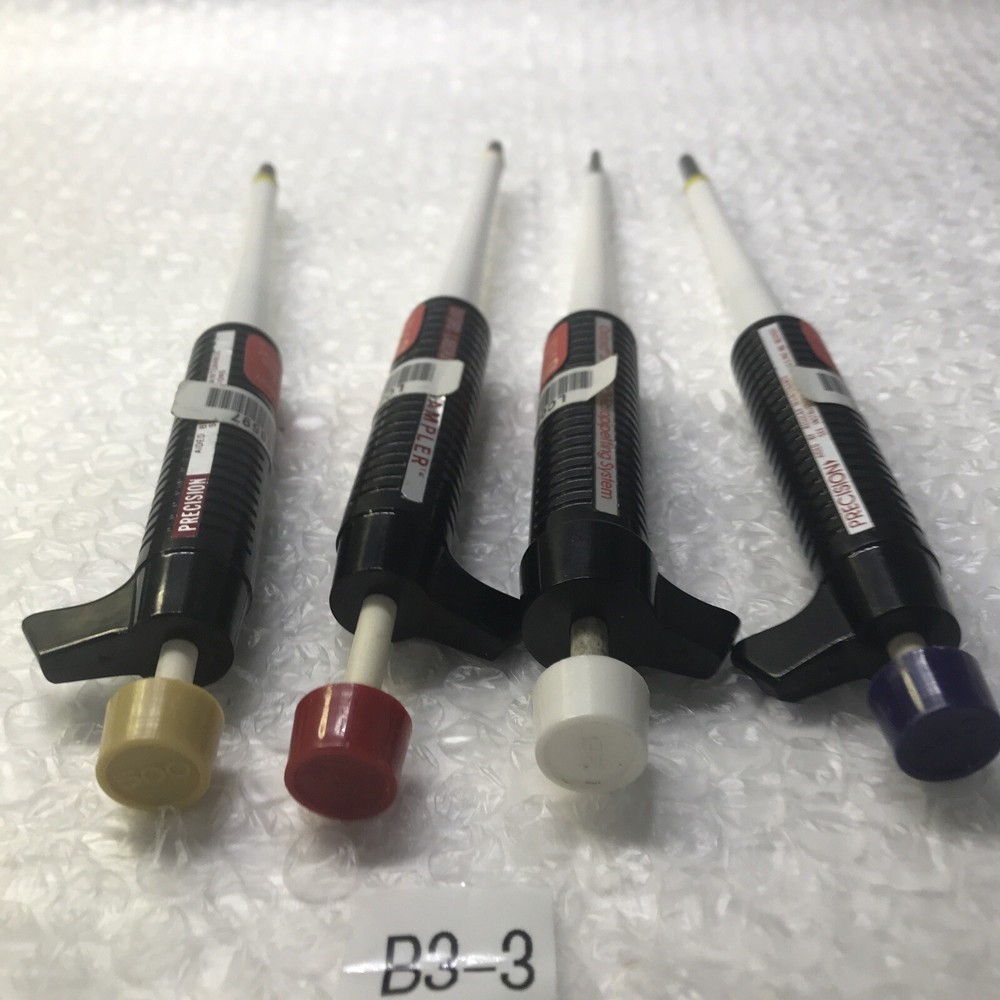 *Preowned Abbott (Lot Of 4) Oxford Precision Sampler Micropipetting System #