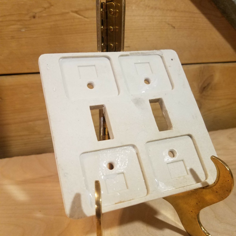 Fruits & Plants on White Ceramic Light Switch Faces Covers - Swanky Barn