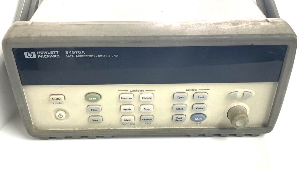 HP AGILENT DATA ACQUISITION/SWITCH UNIT 34970A