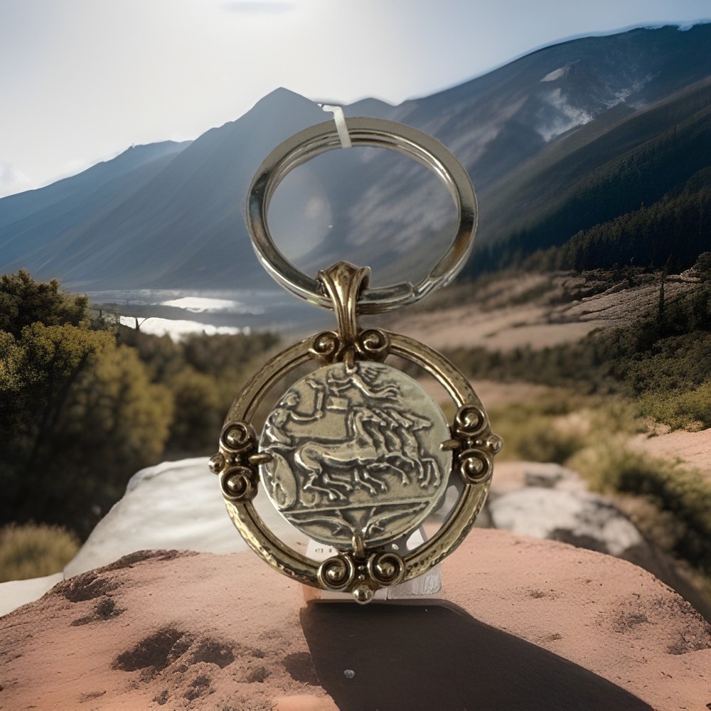 Brighton DEVOTION CRETE Key Fob NWT E15630 List $42 Reversible