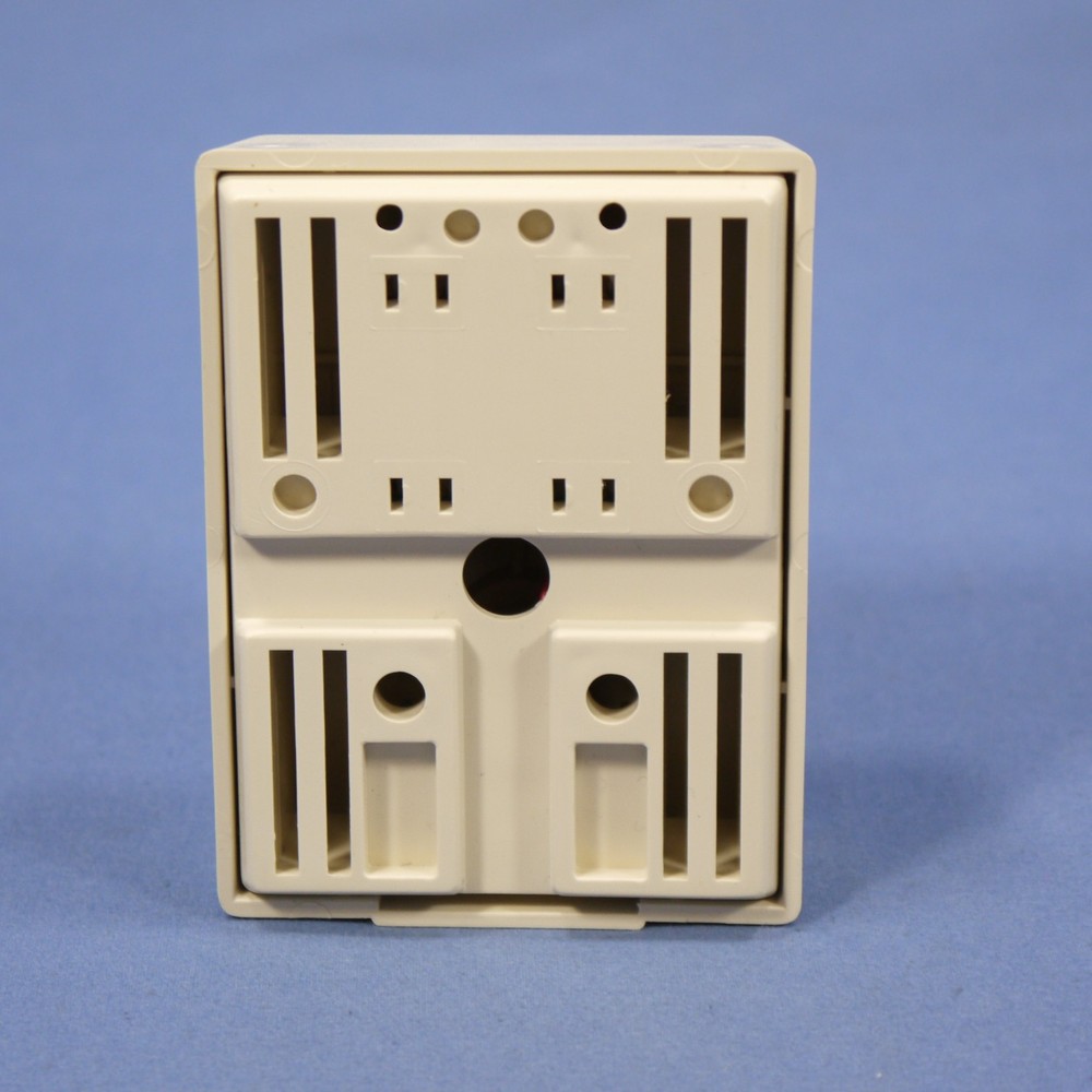 Leviton 41048-TDB Light Almond Duplex Surface Modular T568B Jack Cat 3 110-Type