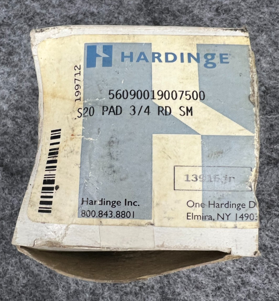 HARDINGE S20 3/4" COLLET PADS 3 SEGMENTS