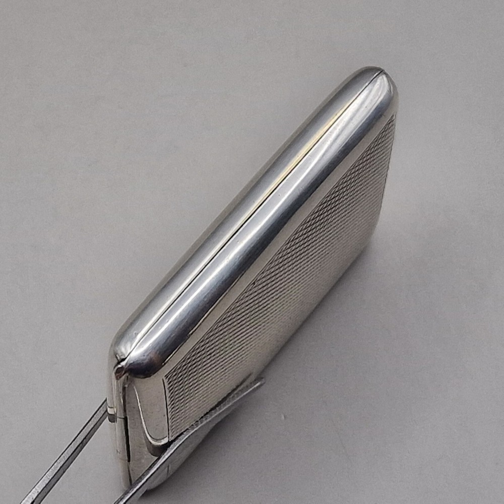 Sterling Silver Engine Turned Matchbook Case by Cohen & Charles 1928