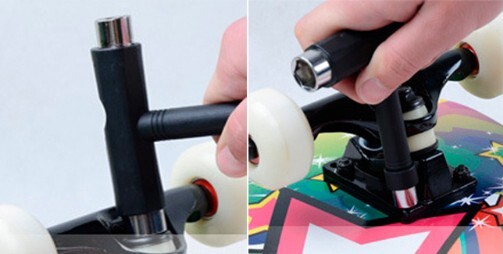 Set of 2 T-Tools - Multi-function Tool for Skateboard, Peny Board, and Longboard